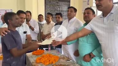 चूरू: चूरू के सहनाली छोटी में शिविर में जनप्रतिनिधियों ने ग्रामीणों को किया लाभांवित