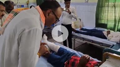 जौनपुर: जौनपुर दौरे पर डिप्टी सीएम ने ज़िला अस्पताल में मरीजों से लिया हालचाल