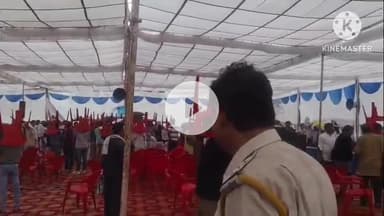 दौसा: नाराज मंत्री ने कहा, 'अगर आप लोग ऐसे ही करोगे तो मेरा यहां आने का क्या फायदा', बारादरी मेला मैदान में बारिश ने खोली पोल