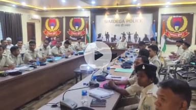 सिमडेगा: सिमडेगा पुलिस अधीक्षक की अध्यक्षता में आगामी त्यौहार को देखते हुए कार्यालय सभागार में अपराध गोष्ठी बैठक हुई