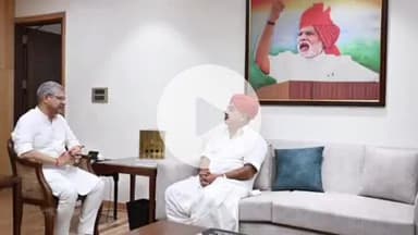 बाड़मेर: बाड़मेर के पूर्व सांसद मानवेंद्र सिंह जसोल ने रेल मंत्री से मुलाकात कर बाड़मेर, जैसलमेर, बालोतरा के विषयों पर चर्चा की