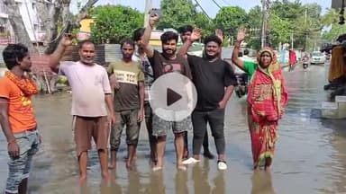 सुपौल: नगर परिषद वार्ड नंबर 13 बजरंगबली मंदिर के गेट और सड़क पर नाले के पानी जमा होने से लोगों में आक्रोश #jansamasya