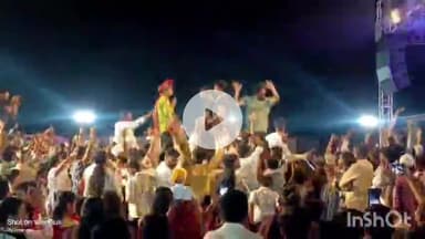 सरदारपुर: सरदारपुर में भजन संध्या का आयोजन, 2 जिलों से आए हजारों लोग, गोकुल शर्मा के भजनों पर झूमे