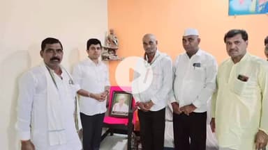 भोकरदन: तालुक्यातील टाकळी येथे आमदार संतोष पाटील दानवे यांनी दिली सांत्वन पर भेट