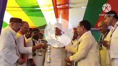 नूरसराय: सरदार पटेल स्टेडियम में एनडीए कार्यकर्ता सम्मेलन आयोजित, विजय चौधरी ने INDIA गठबंधन पर साधा निशाना