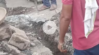 खंडवा नगर: शिवसेना जिला प्रमुख गणेश भावसार एवं श्रमजीवी पत्रकार संघ के अध्यक्ष मनीष गुप्ता जी नर्मदाजल पाइपलाइन 15 साल बाद जोड़ी गई