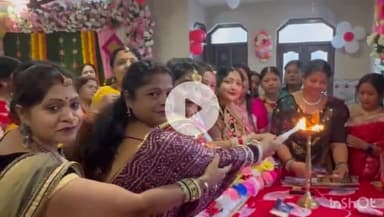 नवादा: नवादा के अस्पताल रोड में नूतन उद्यय फाउंडेशन द्वारा डांडिया कार्यक्रम का आयोजन किया गया