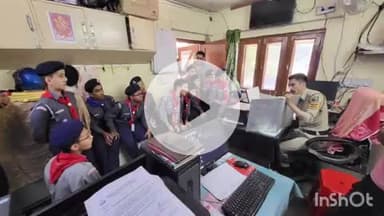 टापरी: जिंदल विद्या मंदिर स्कूल शोल्टू के विद्यार्थियों ने कानून किशोर अधिकार अभियान के अंतर्गत टपरी पुलिस स्टेशन का किया दौरा