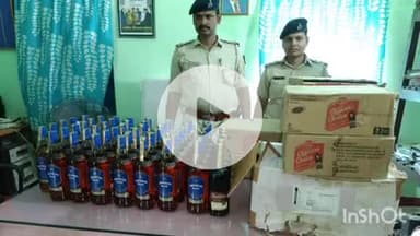पतरघट: पतरघट पुलिस ने 108 लीटर अंग्रेजी शराब और 14 लीटर प्रतिबंधित कफ सिरप किया बरामद