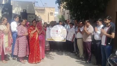 सरदारशहर: राजवाला कुआ के पास अणुव्रत समिति के तत्वाधान में विद्यार्थियों ने रैली निकालकर दिया नशामुक्ति का संदेश