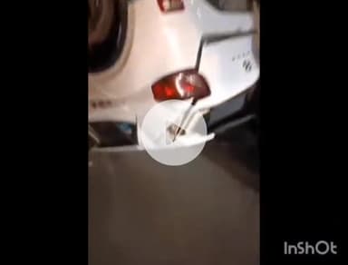 ग्वालियर गिर्द: ग्वालियर: पड़ाव में अनियंत्रित होकर पलटी कार, हुआ हादसा