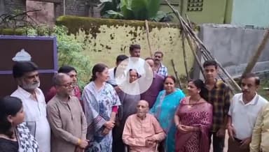 गिरिडीह: केंद्रीय महिला एवं बाल विकास मंत्री का भाजपा युवा मोर्चा के श्रेयांश सौरभ के बरगंडा आवास पर आगमन