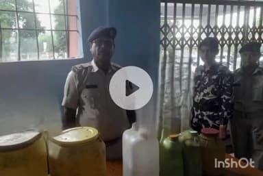 गया टाउन सीडी ब्लॉक: शराब कांड में 4 आरोपी 59 लीटर देसी महुआ शराब के साथ गिरफ्तार