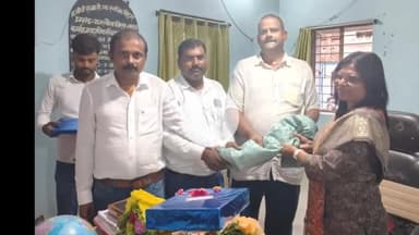 नगर नौसा: नगरनौसा के मनरेगा कार्यालय में स्थानांतरण पर कार्यक्रम पदाधिकारी की विदाई और नए पदाधिकारी का स्वागत