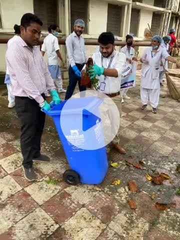 झाबुआ: स्वच्छता उत्सव 2025 के अंतर्गत जिला चिकित्सालय झाबुआ में स्वच्छता अभियान चलाया गया