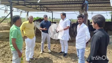 खेरागढ़: गौशाला का ब्लॉक प्रमुख और गौ सेवकों की टीम ने किया निरीक्षण, मॉडल गौशाला का लिया संकल्प