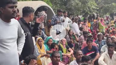 ગાંધીનગર: પેથાપુરના ચરેડી વિસ્તારમાં દબાણ હટાવવા મુદે ત્રીજા દિવસે સ્થાનિક લોકોનો વિરોધ