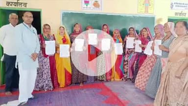 बाड़मेर: नवभारत साक्षरता कार्यक्रम में निरक्षरों की परीक्षा, मरटाला गाला ग्राम पंचायत में 60 निरक्षरों ने दी परीक्षा