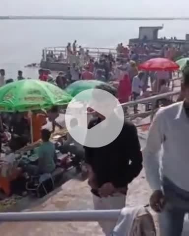 बिल्हौर: बिल्हौर में अमावस्या पर गंगा तट पर उमड़ी भीड़, लोगों ने स्नान कर पितरों को दी विदाई