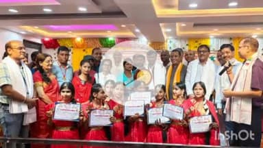 नवादा: अहिवरन पैलेश के हॉल में भारत विकास परिषद शाखा नवादा द्वारा 'राष्ट्रीय समूहगान प्रतियोगिता' का आयोजन किया गया