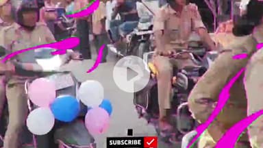 पूरनपुर कोतवाली पुलिस ने सीओ,कोतवाली प्रभारी की अगुवाई में नगर में निकाला नारी शक्ति मिशन जागरूक फ्लेग मार्च।