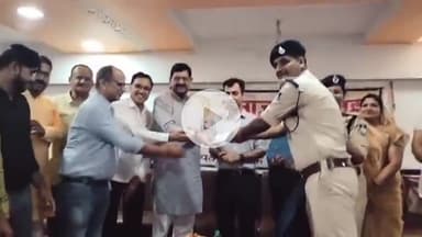 बासोदा: बासौदा में व्यापारी संघ ने पुलिस टीम का सम्मान किया