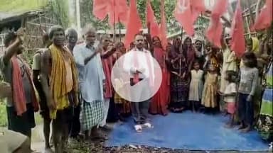 डंडारी: डंडारी प्रखंड के कटरमाला पंचायत के बलहा गांव में गरीब दलित भूमिहीन लोगों की बैठक आयोजित की गई