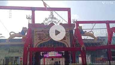 बांसवाड़ा: शहर के अंबा माता मंदिर में नवरात्रि महोत्सव की तैयारी, 9 दिनों तक मचेगी गरबा की धूम