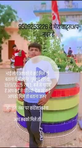 #Repost @its_multan_nayak_10k
भाई लोग आपको ये लड़का मिले तो जरूर बताना ये लड़का बीकानेर से 19/9/2025  गायब हे रात 1 बजे