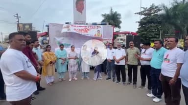 खंडवा नगर: सेवा पखवाड़ा के अंतर्गत नमो युवा मैराथन का आयोजन, महापौर, विधायक और एसपी रहे उपस्थित