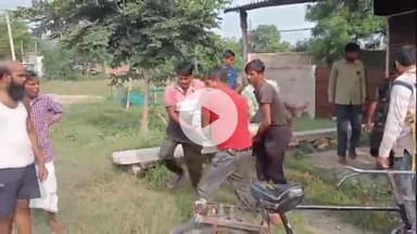 पट्टी: सनशाइन वर्ड स्कूल के सामने दो बाइकों में हुई जोरदार भिड़ंत, एक की हालत गंभीर