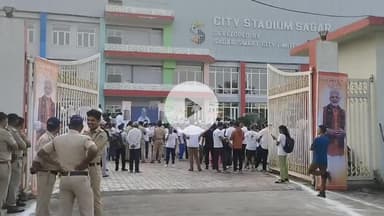 सागर नगर: सागर में 'विकसित भारत, आत्मनिर्भर भारत' थीम पर नमो मैराथन का आयोजन