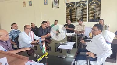 सिमडेगा: एसडीओ की अध्यक्षता में दुर्गा पूजा समितियों की बैठक आयोजित