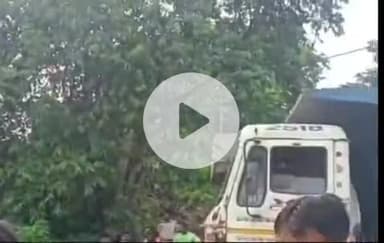 पटमदा: पटमदा में भीषण सड़क हादसे में बाइक सवार की मौत