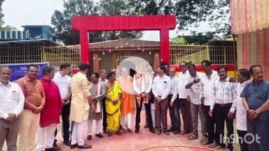 जगदलपुर: विधायक किरण देव ने नवरात्रि के अवसर पर जिया डेरा सहित अन्य पदयात्री सेवा केंद्रों का उद्घाटन किया