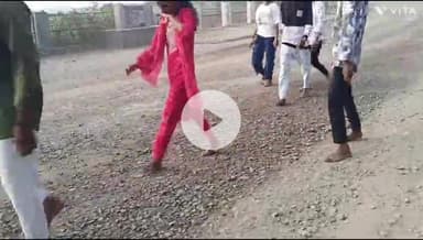 बांसवाड़ा: उमराई गांव स्थित मां त्रिपुरासुंदरी मंदिर में शारदीय नवरात्रि में नंगे पैर पहुंचे, शुभ मुहूर्त में हुई घटस्थापना