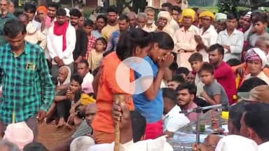 खुटहनिया में महिला पुरुष का विराट दंगल हुआ आयोजन पहलवान विराट ने दिखाया दमखम#बडीखबर#समाचार