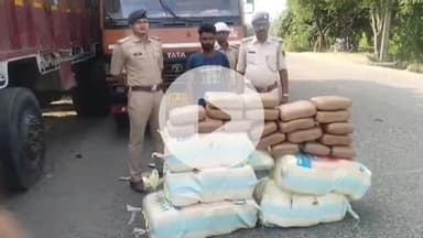 कुचायकोट: पुलिस ने NH-27 बलथरी चेकपोस्ट के पास एक ट्रक से 236 किलो गांजे के साथ एक व्यक्ति को किया गिरफ्तार