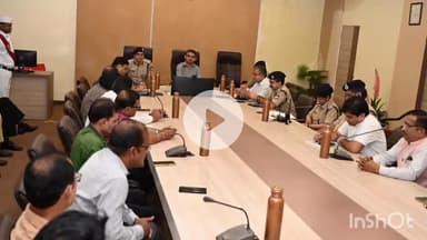 धार: कलेक्टर प्रियंक मिश्रा की अध्यक्षता में त्योहारों की तैयारियों पर शांति समिति की बैठक आयोजित