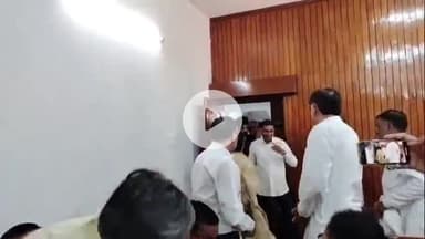 भिवानी: लोक निर्माण विश्राम गृह में महिला एवं बाल विकास मंत्री श्रुति चौधरी ने पत्रकारों को संबोधित किया