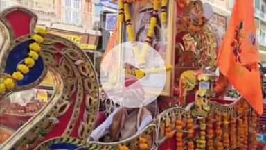 बाड़मेर: बाड़मेर में अग्रसेन जयंती पर भव्य शोभा यात्रा निकाली गई, चौहटन विधायक रहे उपस्थित