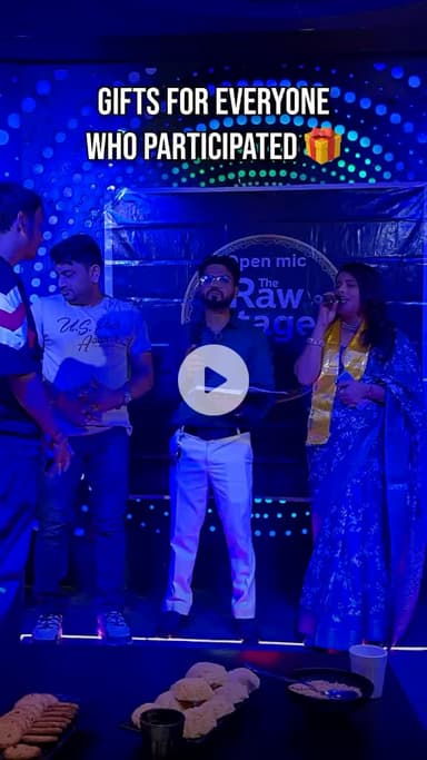 Raw stage open mic in mathura