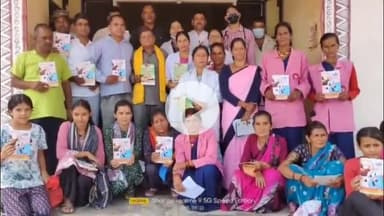 कांडा: सेवा पखवाड़ा कार्यक्रम के अंतर्गत 'स्वस्थ नारी सशक्त परिवार अभियान' के तहत आज रा०एलो०चि० सानिउडियार शिविर आयोजित हुआ