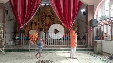 शिकारीपाड़ा: शिकारीपाड़ा में शारदीय नवरात्रि पूजा शुरू, कलश स्थापना की गई