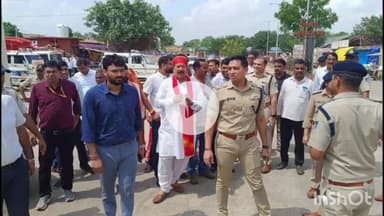 नीमच नगर: महामाया भादवामाता में नवरात्रि पर कलेक्टर व एसपी ने सुरक्षा व्यवस्था का किया निरीक्षण