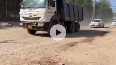 चूरू: चूरू के अग्रसेन नगर में 80 करोड़ के आरओबी निर्माण से जाम और धूल ने शहरवासियों का जीवन किया परेशान