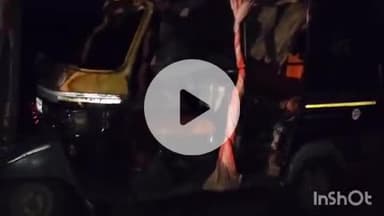 बुदनी: बांद्राभान के पास देर रात बाइक से टकराकर ऑटो पलटा, महिला, पुरुष व बच्चे घायल