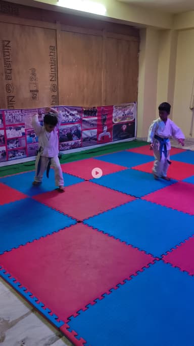 5 sal ke bacche front flip karte hue