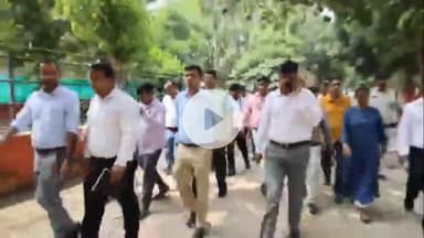 पटना ग्रामीण: गांधी मैदान में रावण-वध को लेकर पटना के डीएम ने किया निरीक्षण