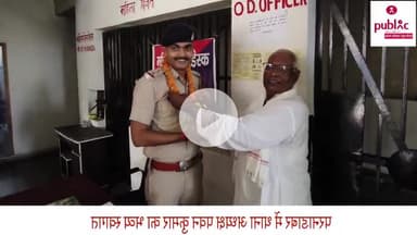 सिरदला: परनाडाबर में थाना अध्यक्ष पवन कुमार का भव्य स्वागत किया गया